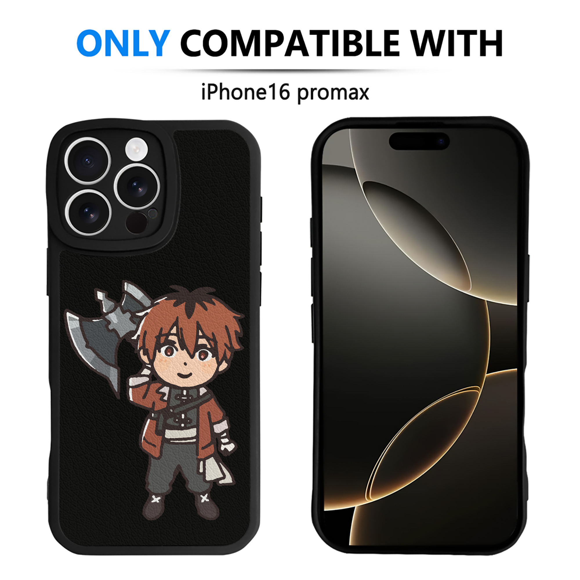 （画像用） 葬送のフリーレン Frieren 【iPhone 16シリーズ対応】シリコンスマホケース（レザー調） 材質：シリコン